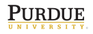 Logo for Purdue University.